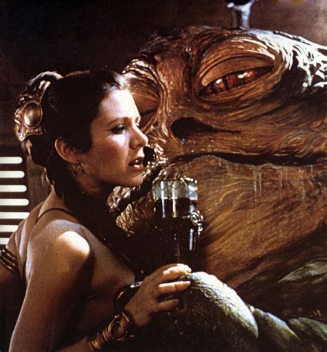 The hero was forced to wear it when she was captured by space gangster Jabba the Hutt. . Princess leia anal